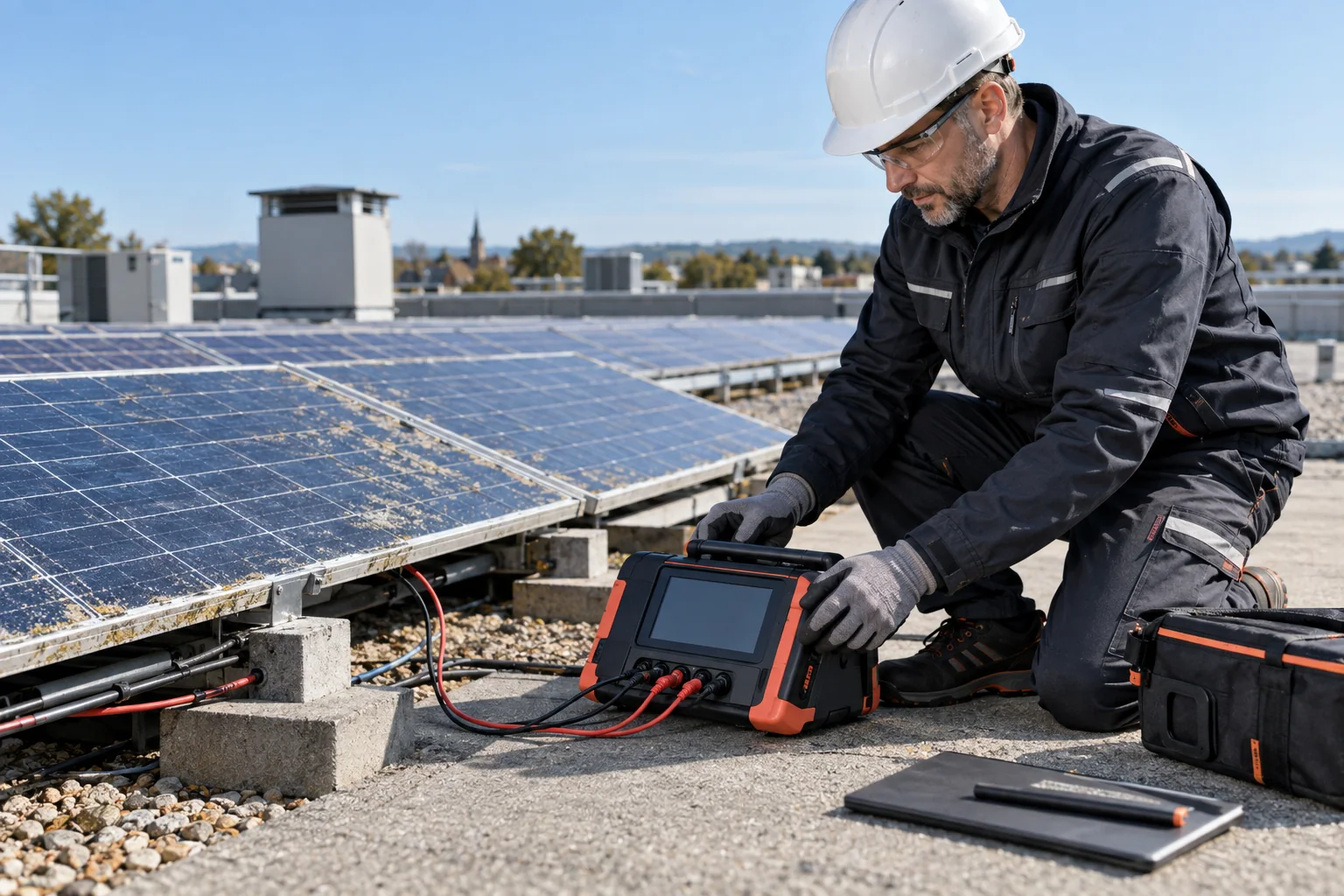 Fachgerechte Kennlinienmessung an älteren PV-Modulen
