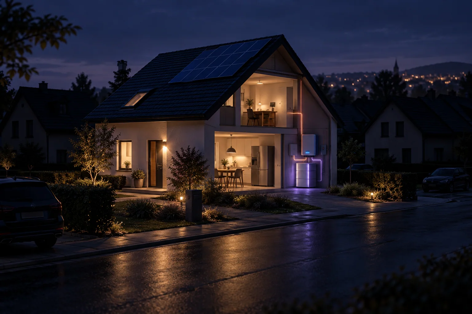 PV-Anlage mit Batterie und Ersatzstrom bei Netzausfall