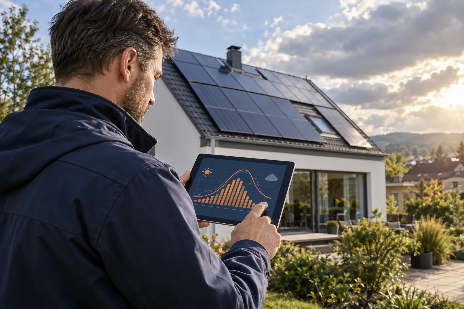 Ertrag einer Photovoltaikanlage mit Prognose vergleichen